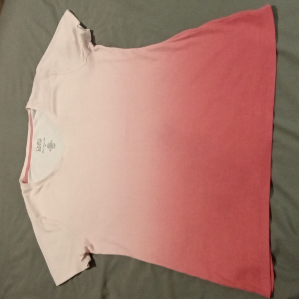 Croft & Barrow Women's V-Neck Short Sleeve Tee Shirt Top